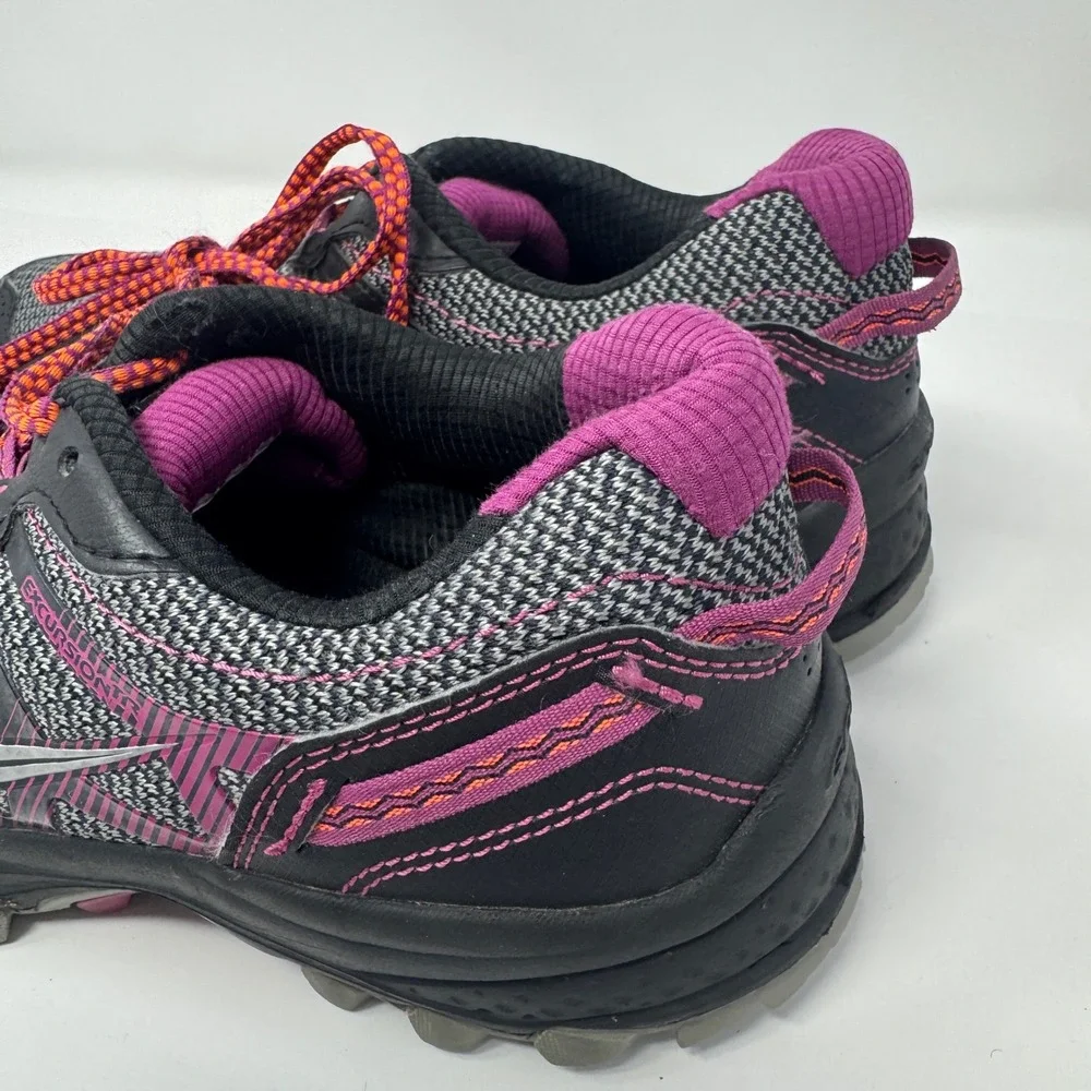 Saucony Excursion TR12 Womens 8.5 Trail Running‎ Shoes Black Purple S10392-20